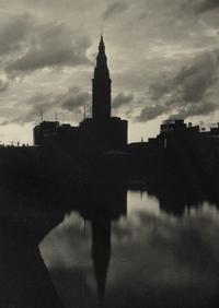 Margaret Bourke-White (1904-1971) Terminal Tower and High Level Bridge, Cleveland, 1929