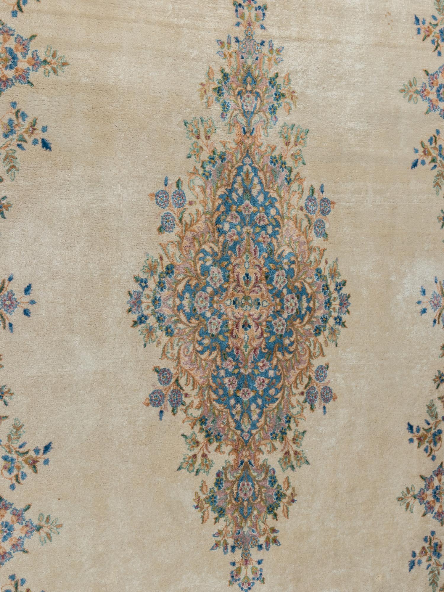 A Kirman Wool Rug