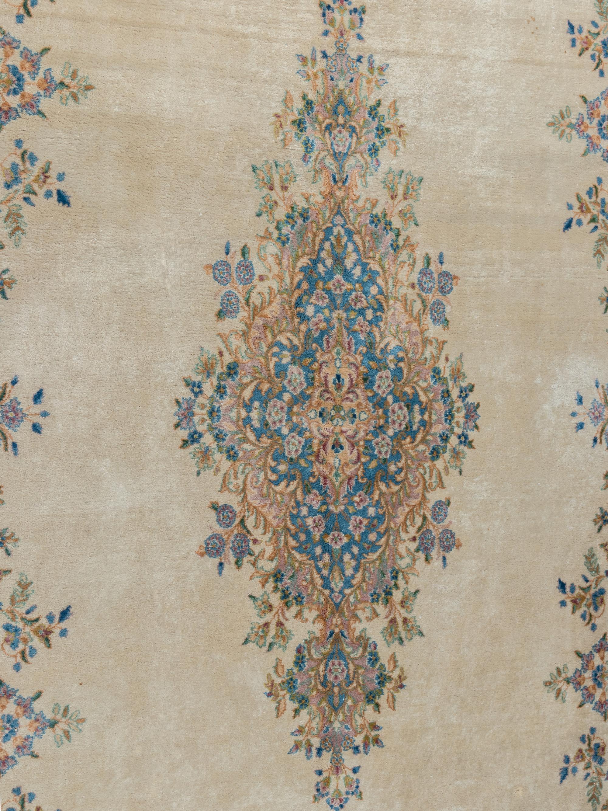 A Kirman Wool Rug