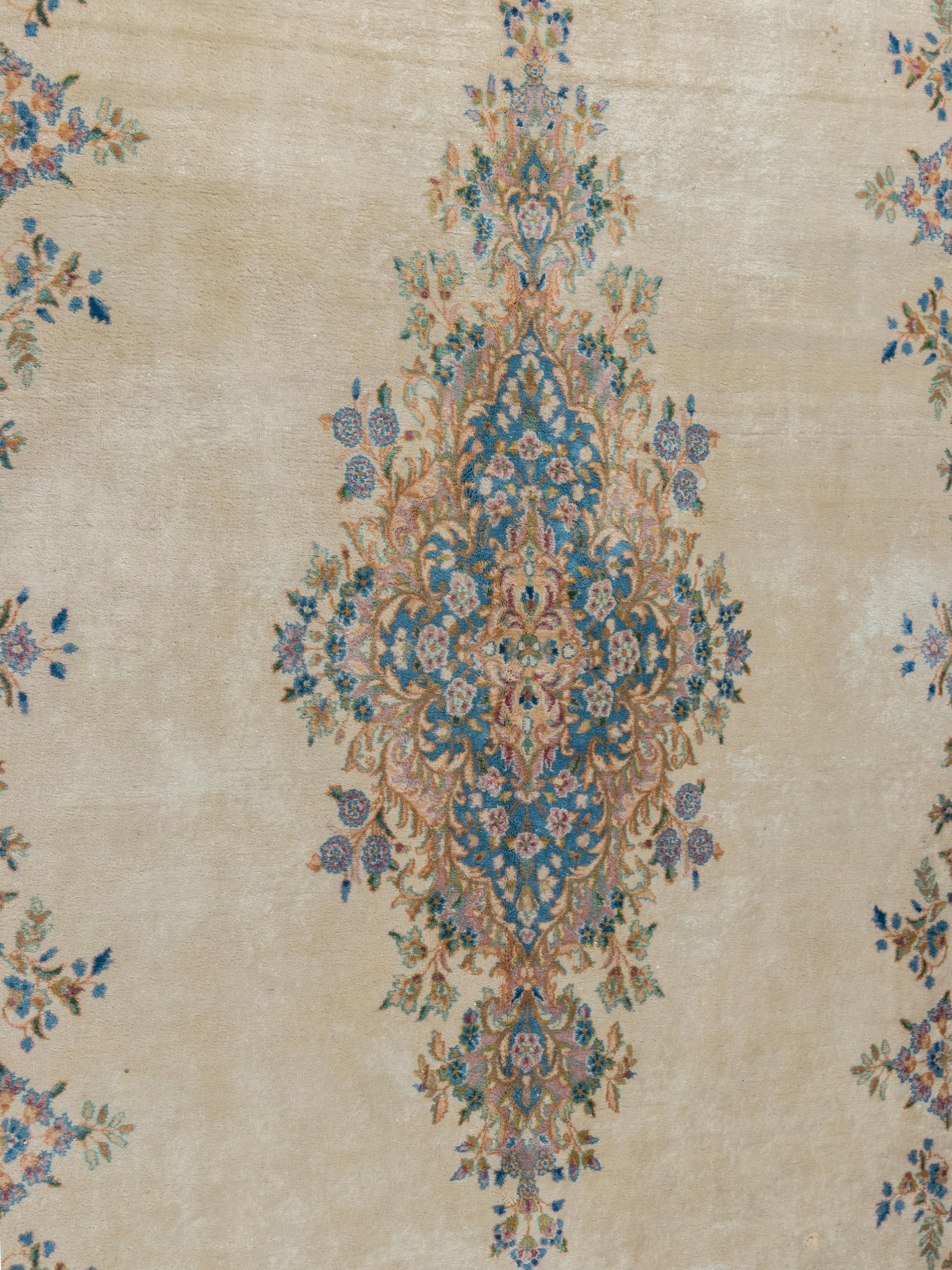 A Kirman Wool Rug