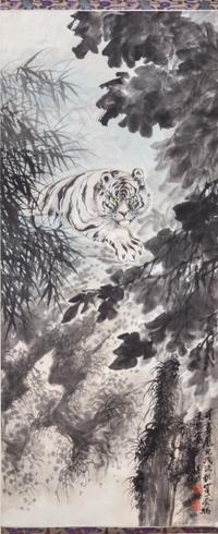 Attributed to Zhang Shanzi, (1882-1940), Tiger