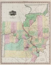 TANNER, Henry Schenck (1786-1858). Illinois and Missouri...Improved to 1825. Philadelphia, 1825.