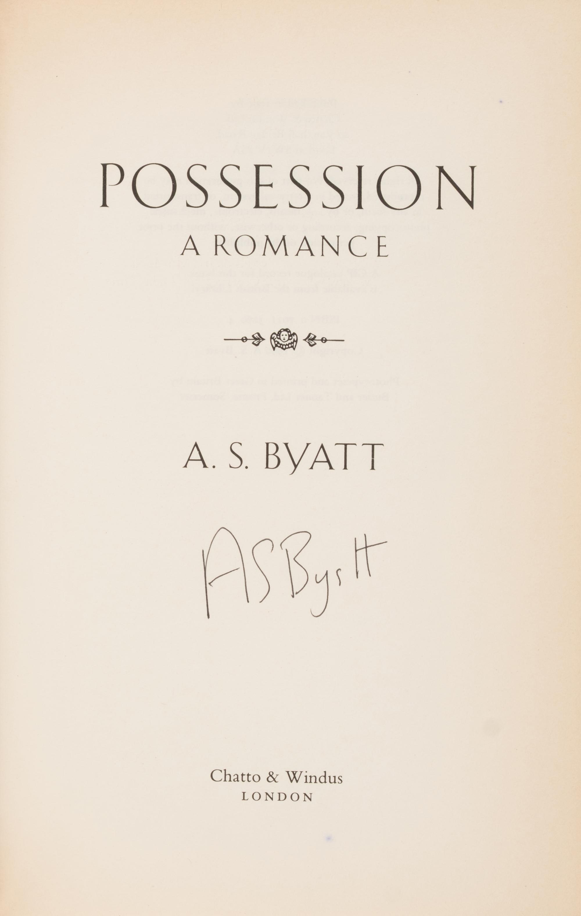 [Literature] Byatt, A.S. Possession