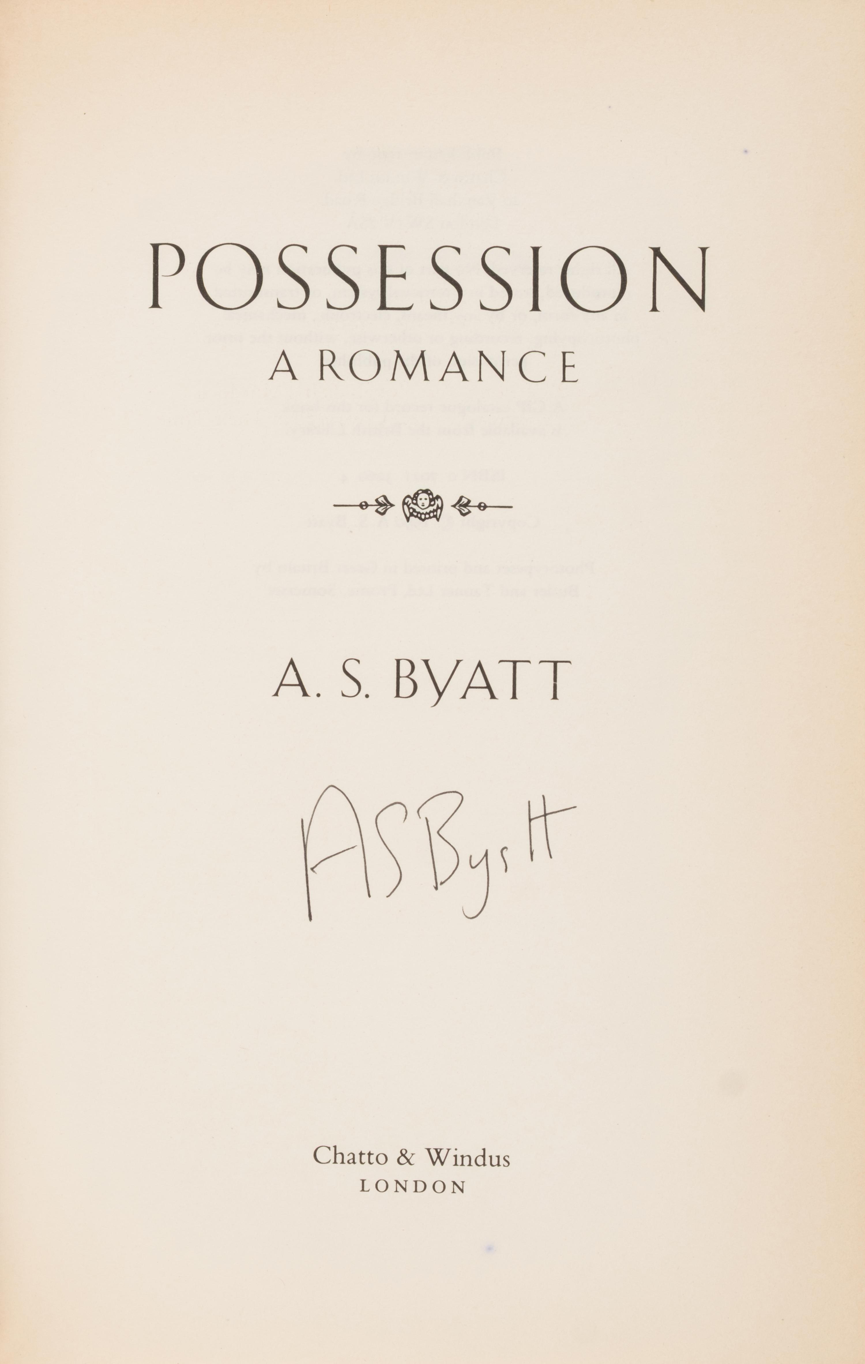 [Literature] Byatt, A.S. Possession