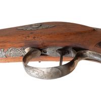 Pair of mid-19th Century Germanic Percussion Target Pistols by A. Dickore of Giessen