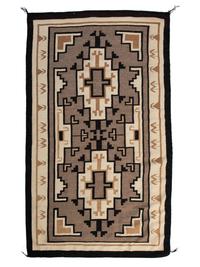 Navajo Two Grey Hills Weaving / Rug