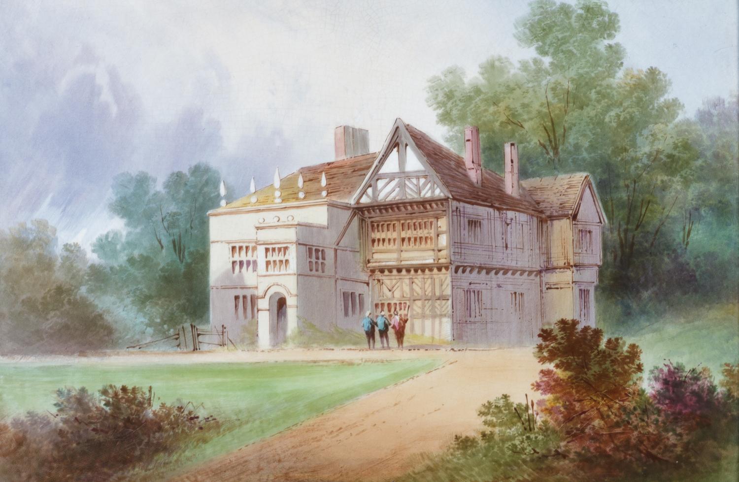 A Staffordshire Glazed Pottery Tile