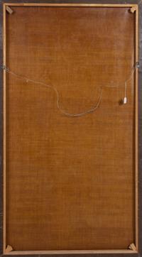 A Neoclassical Painted Canvas Panel
