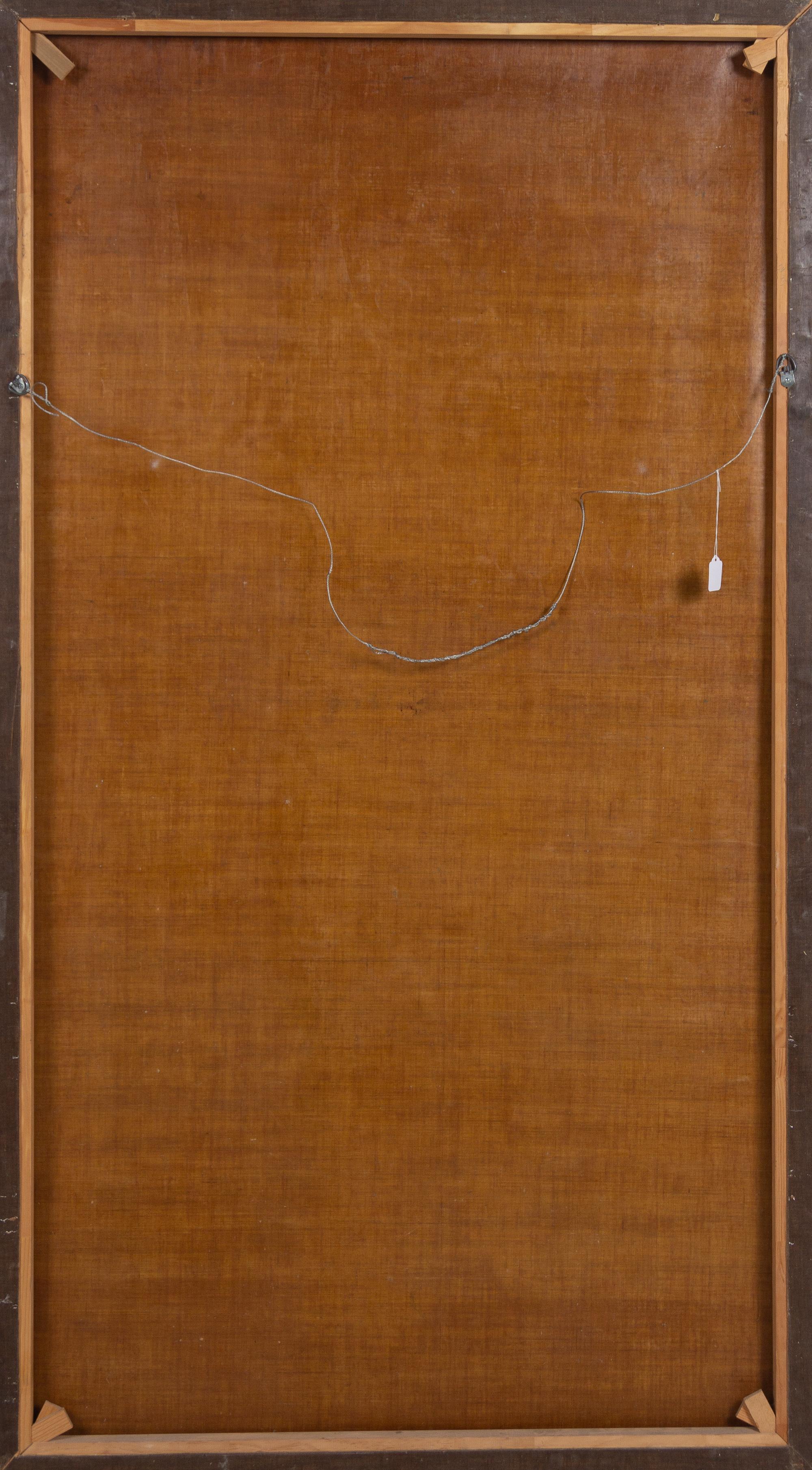 A Neoclassical Painted Canvas Panel