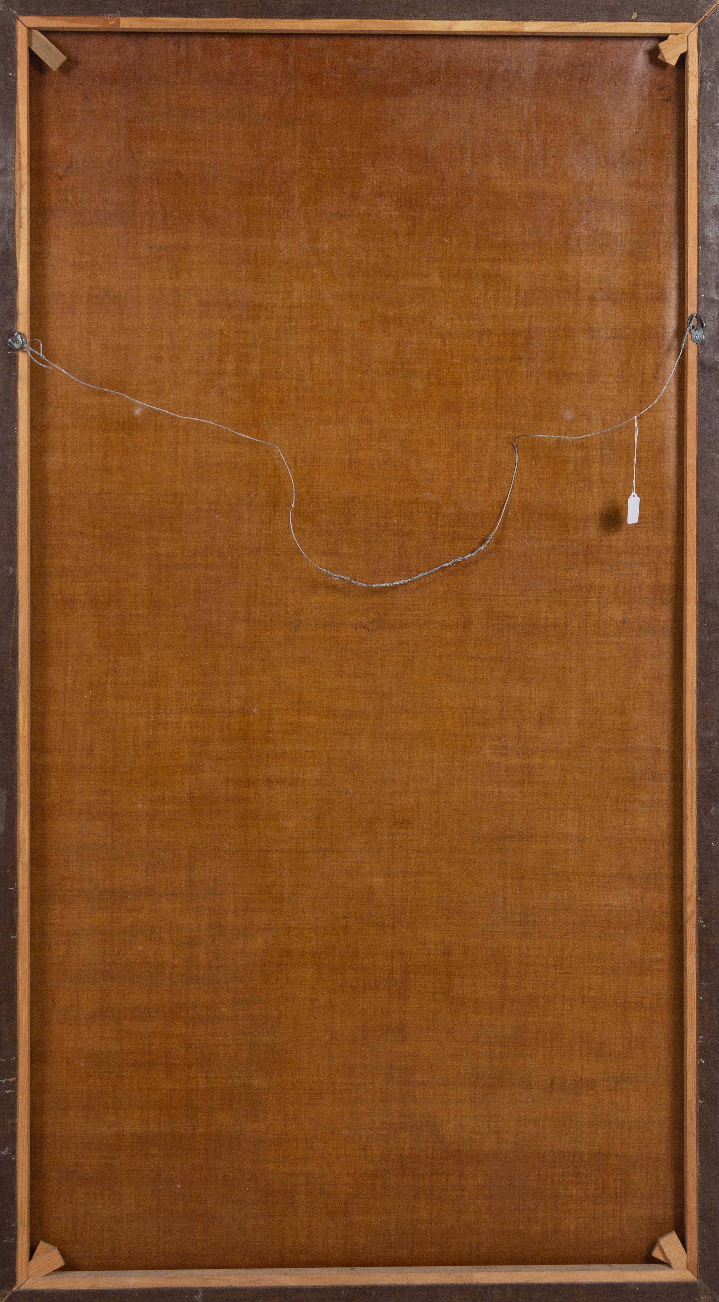 A Neoclassical Painted Canvas Panel