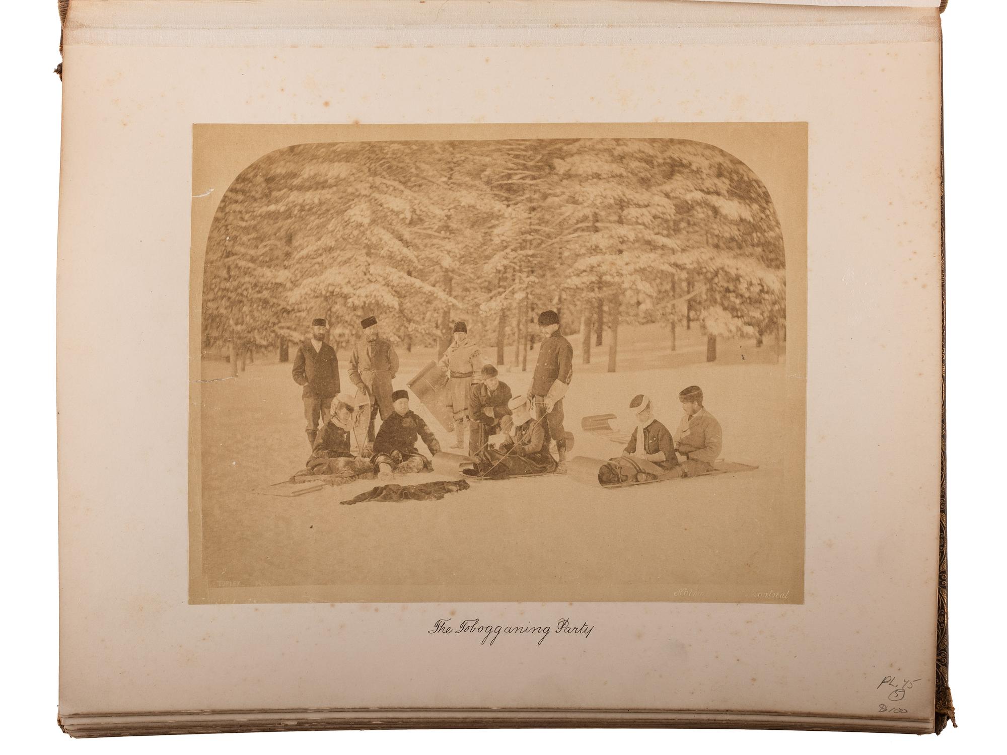 [EARLY PHOTOGRAPHY]. NOTMAN, William (1826-1891) & John A. FRASER (1838-1898), photographers. Canadian Scenery . Toronto: Notman & Fraser, [ca 1876?].