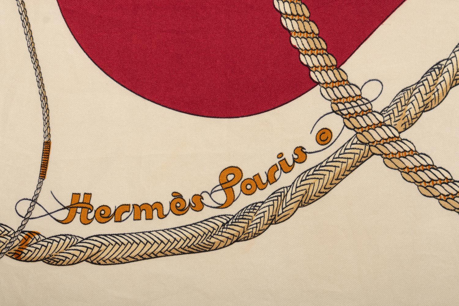 Three Hermès 90cm Silk Scarves