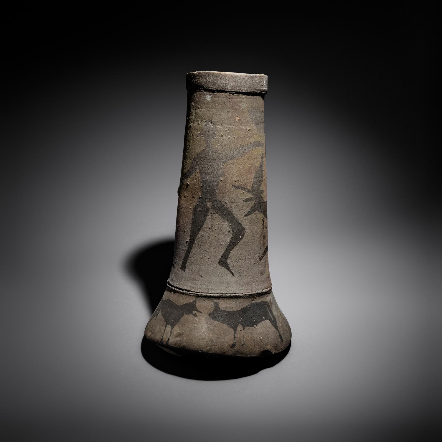 Figural vase