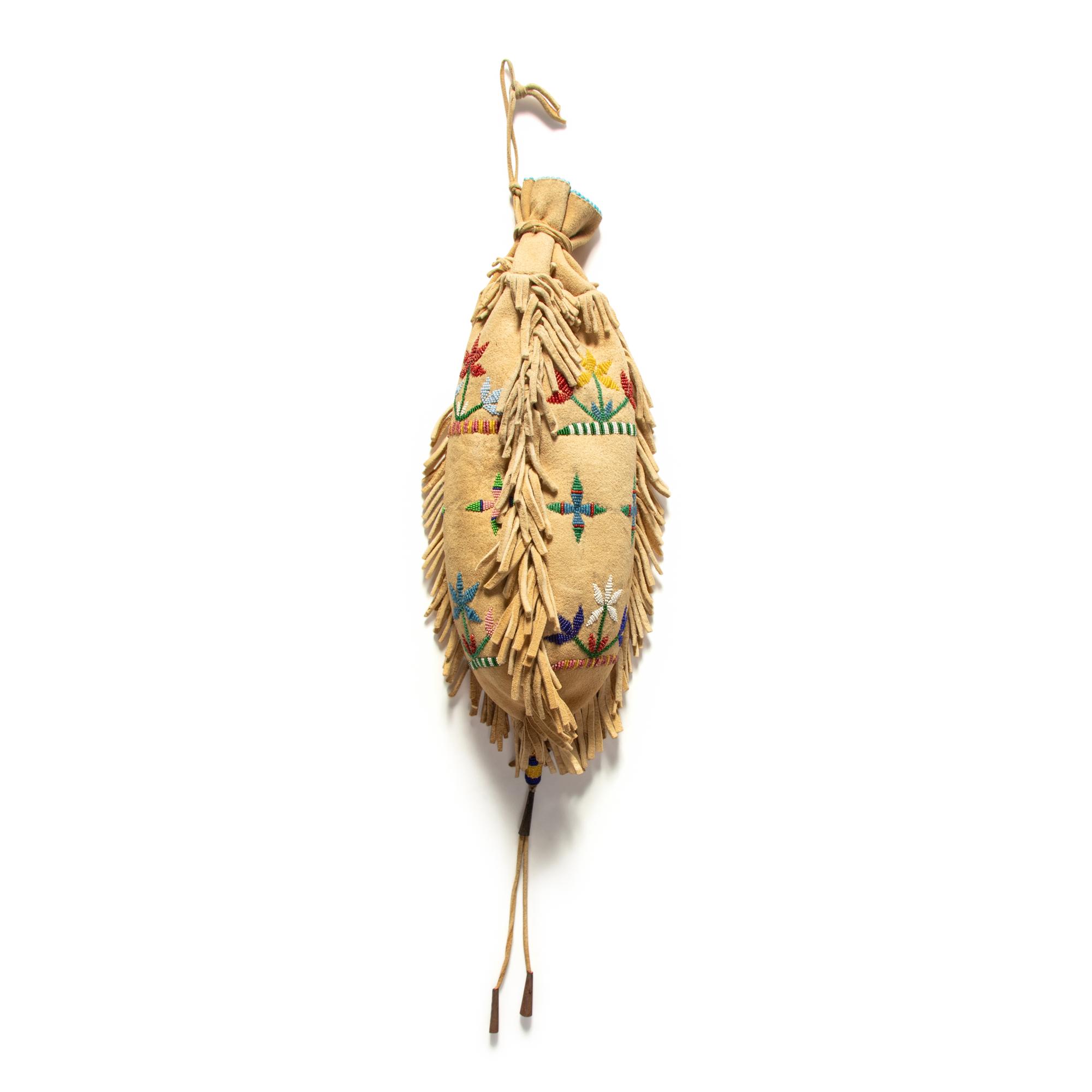 Sioux Beaded Three-Sided Bag
