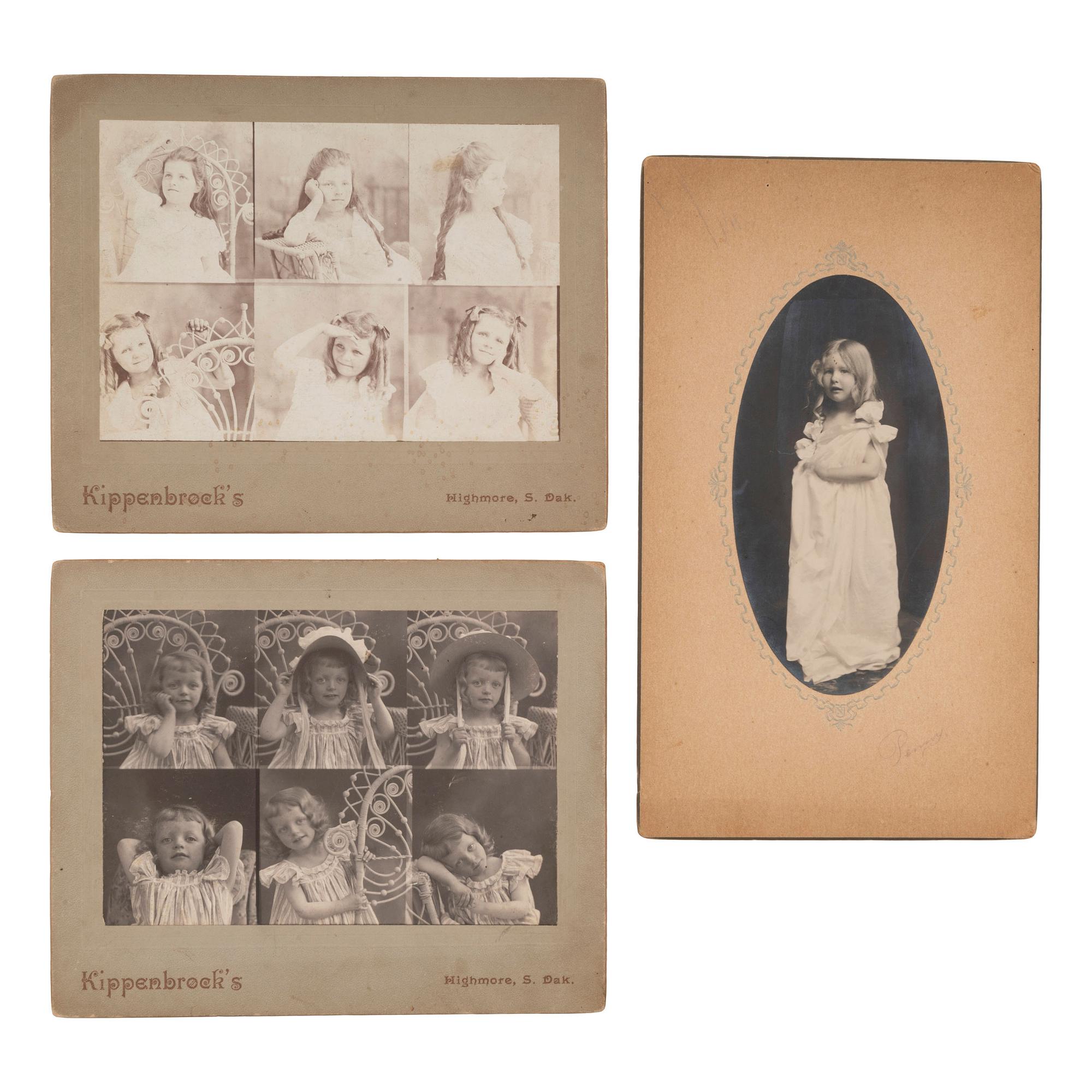 [EARLY PHOTOGRAPHY - PORTRAITURE]. A group of portraits of infants and children, comprising: