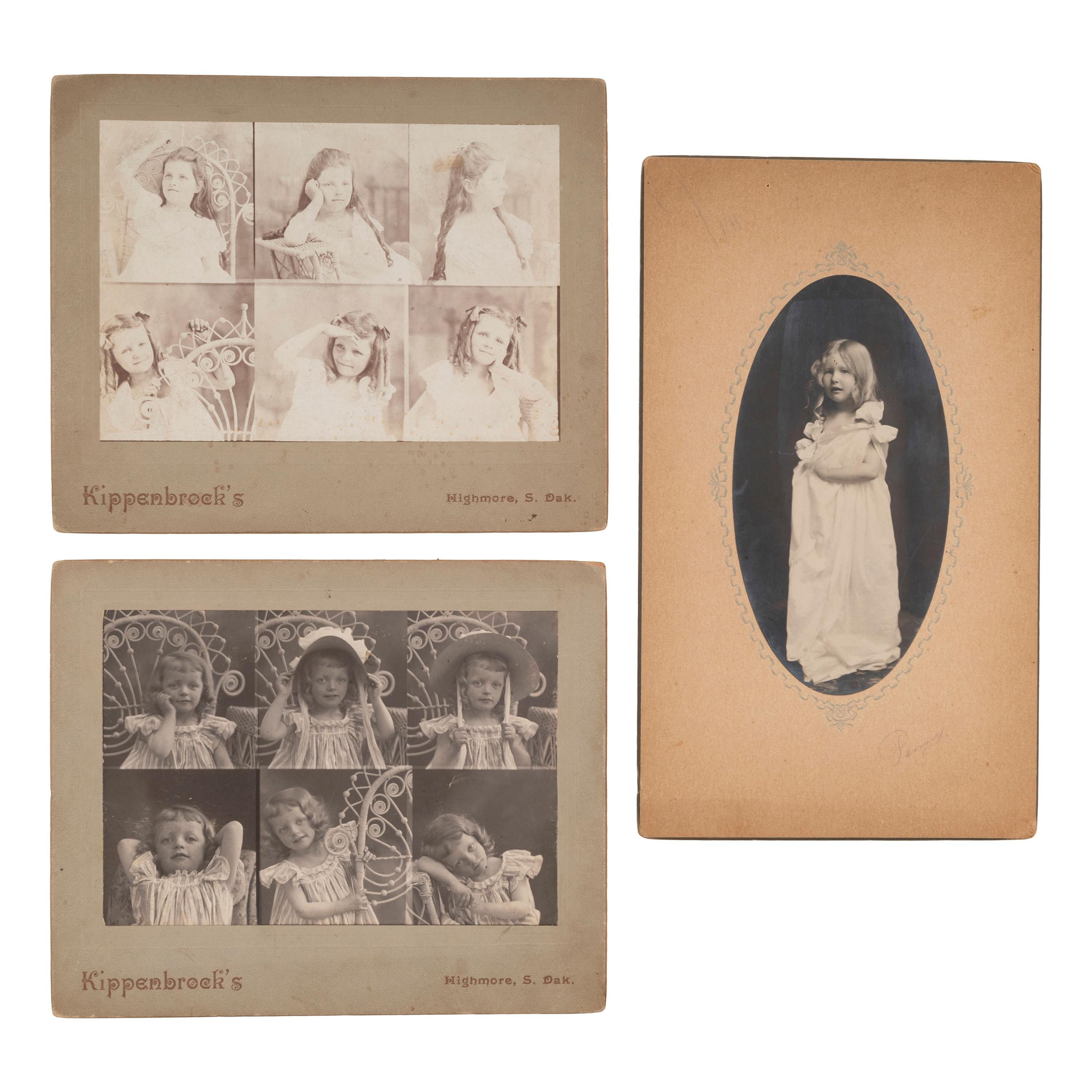 [EARLY PHOTOGRAPHY - PORTRAITURE]. A group of portraits of infants and children, comprising: