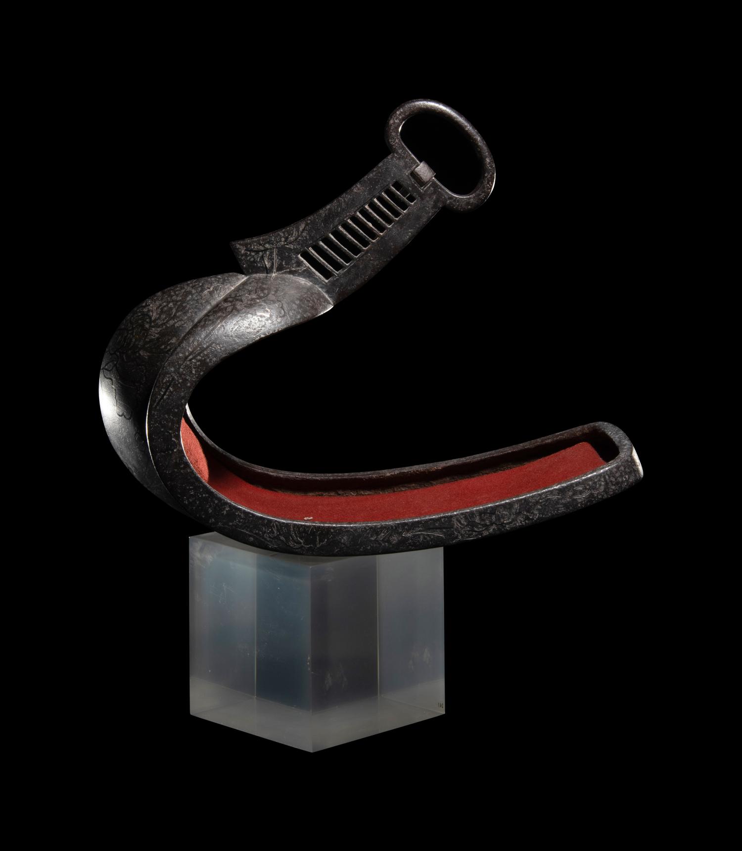 A Japanese Bronze Stirrup