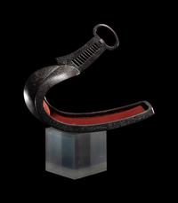 A Japanese Bronze Stirrup