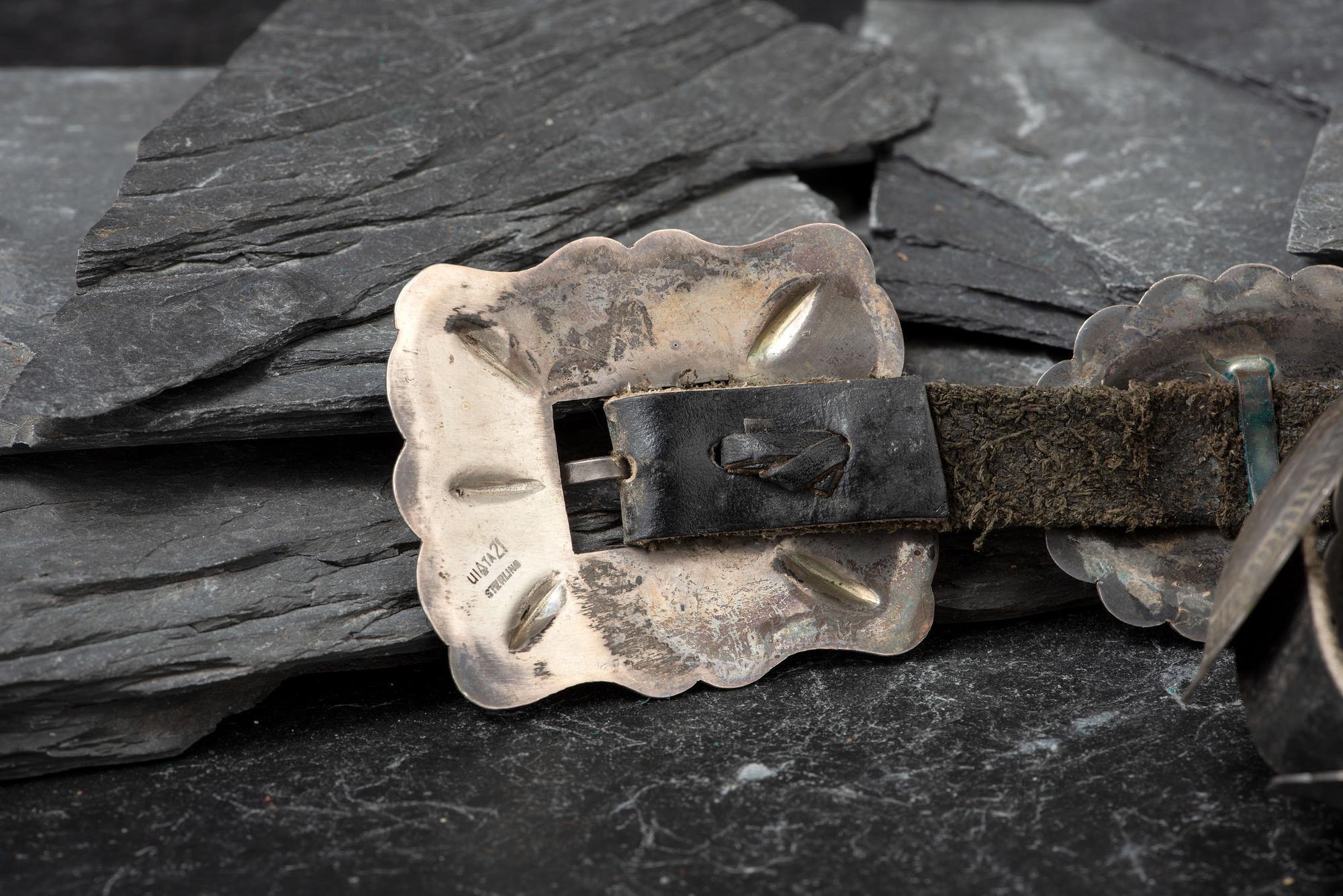 Navajo Sterling Silver Concha Belt
