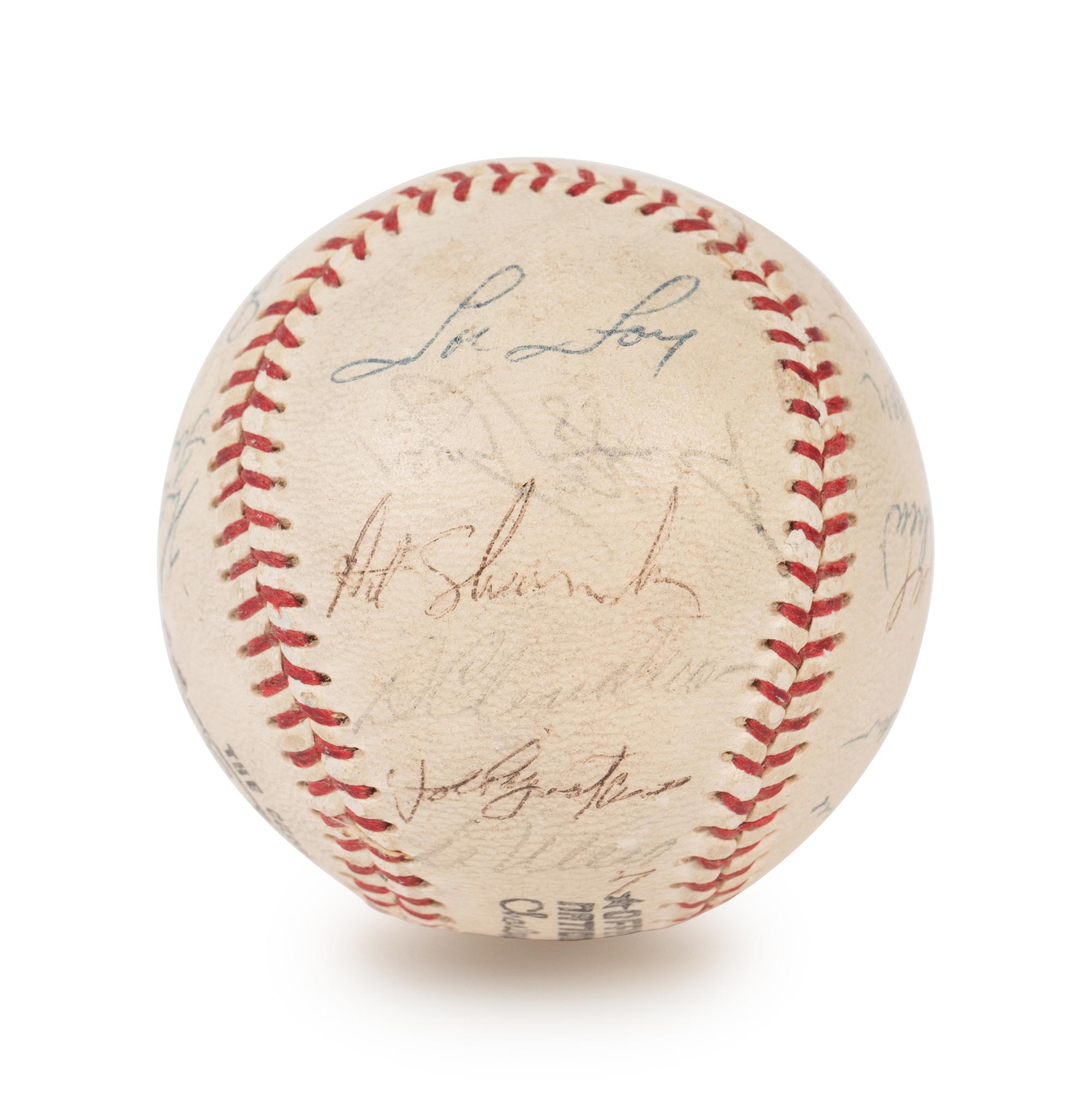 A Vintage 1970 New York Mets Team Signed Autograph Baseball Including Nolan Ryan and Tom Seaver (PSA Authentic)