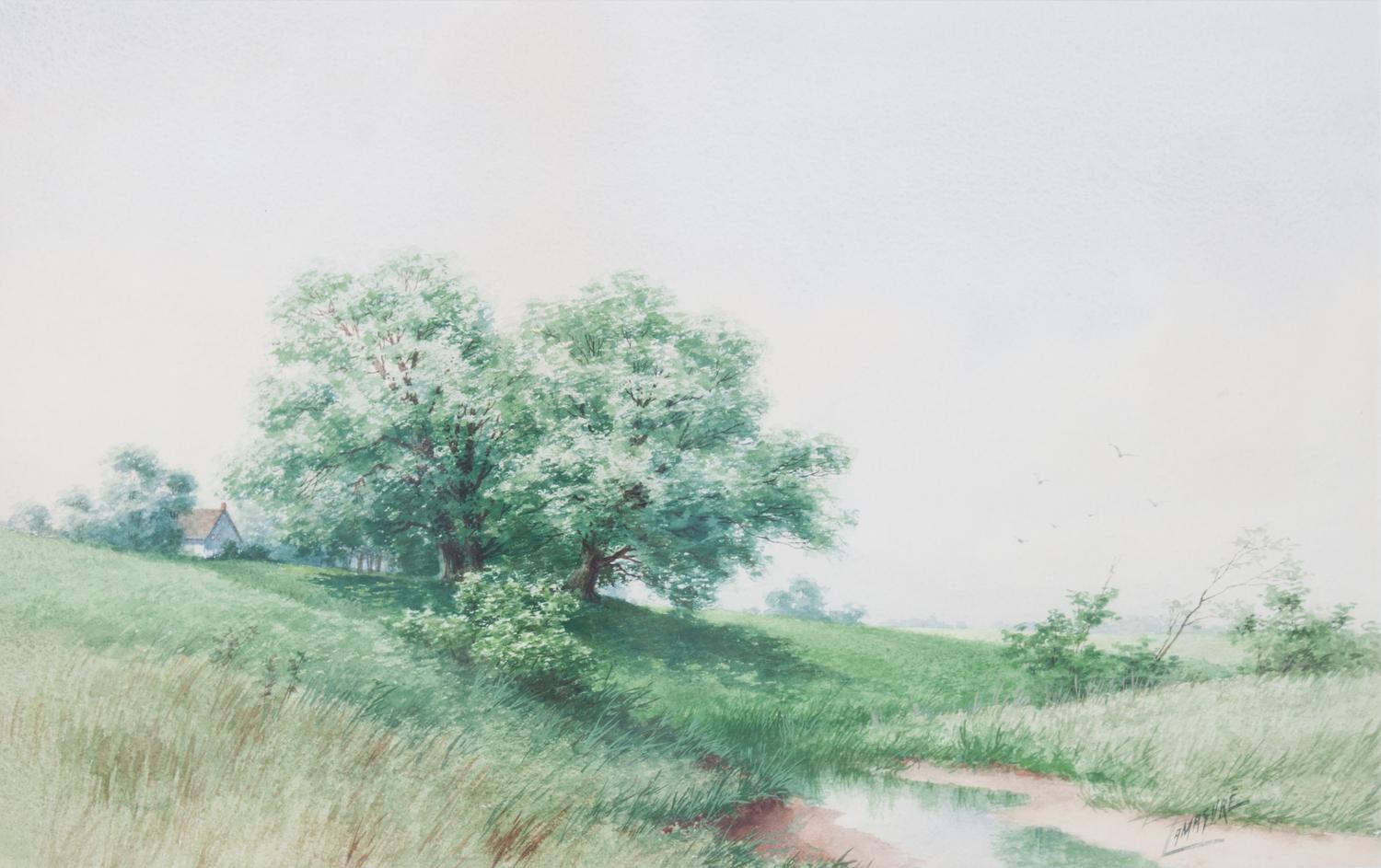 Edwin Lamasure, (American, 1867-1916), Landscape