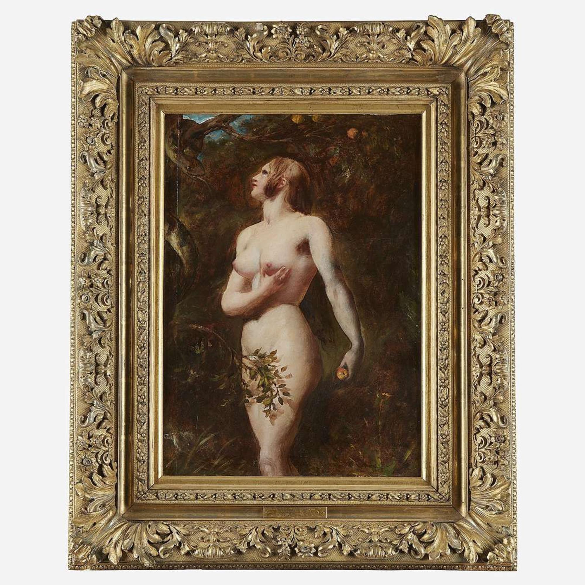 William Etty (British, 1787–1849) The Temptation of Eve (In the Garden)