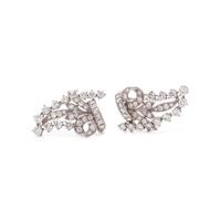 TIFFANY & CO., DIAMOND DOUBLE CLIP/BROOCH