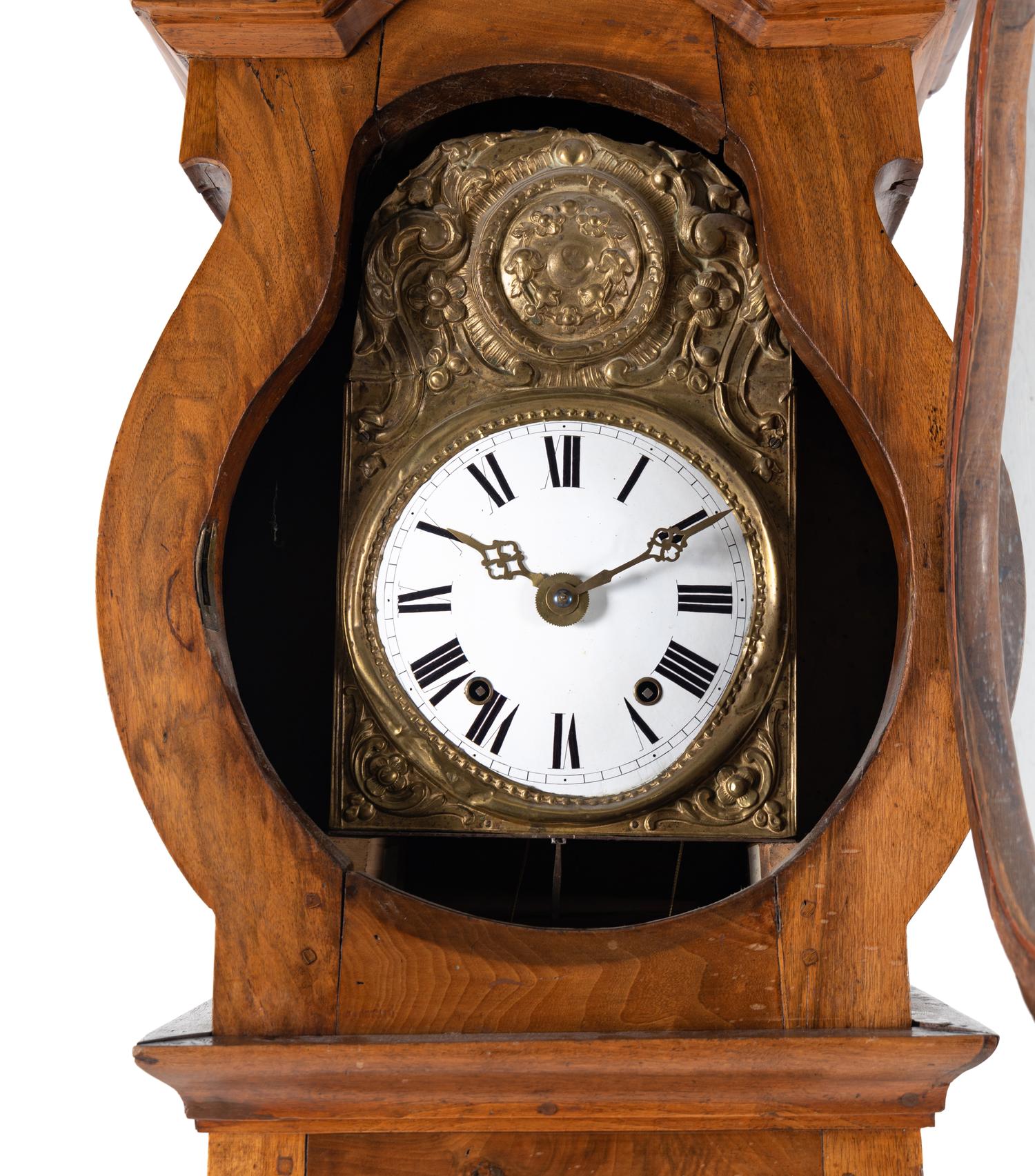 A French Walnut Tall Case Clock