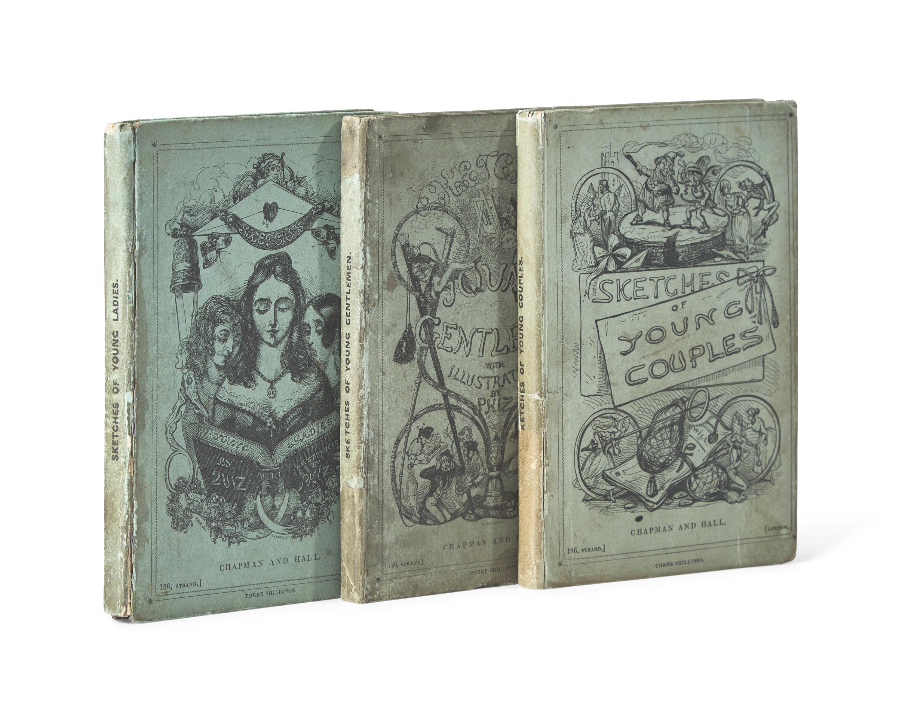 [Literature] (Dickens, Charles). Group of 3 First Editions