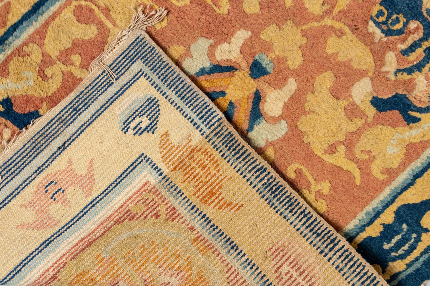 A Ningshia Wool Temple Runner and Two Ningshia Mats