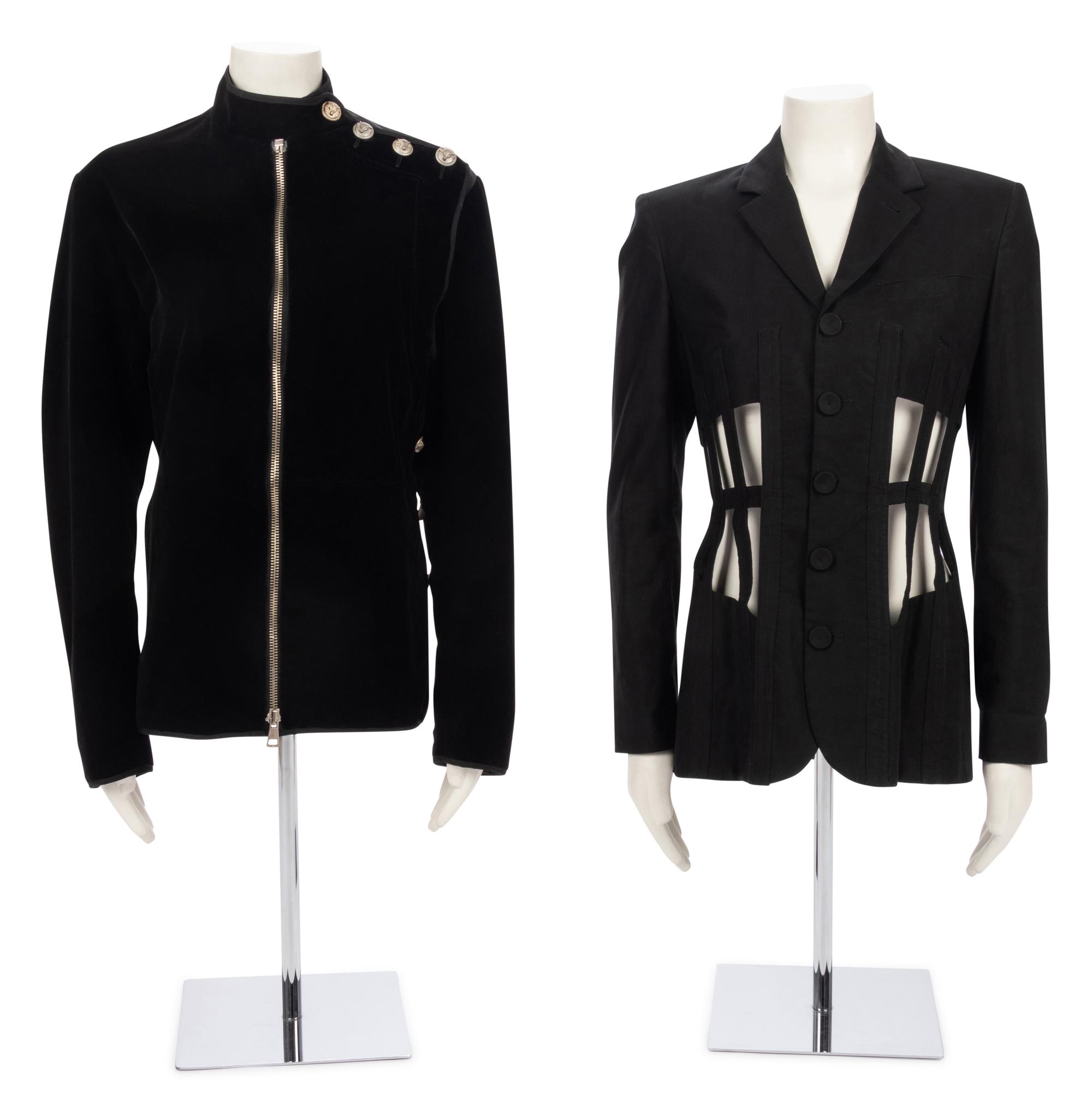 Three Jean Paul Gaultier Pieces; Two Jackets, One Vest, 1990s