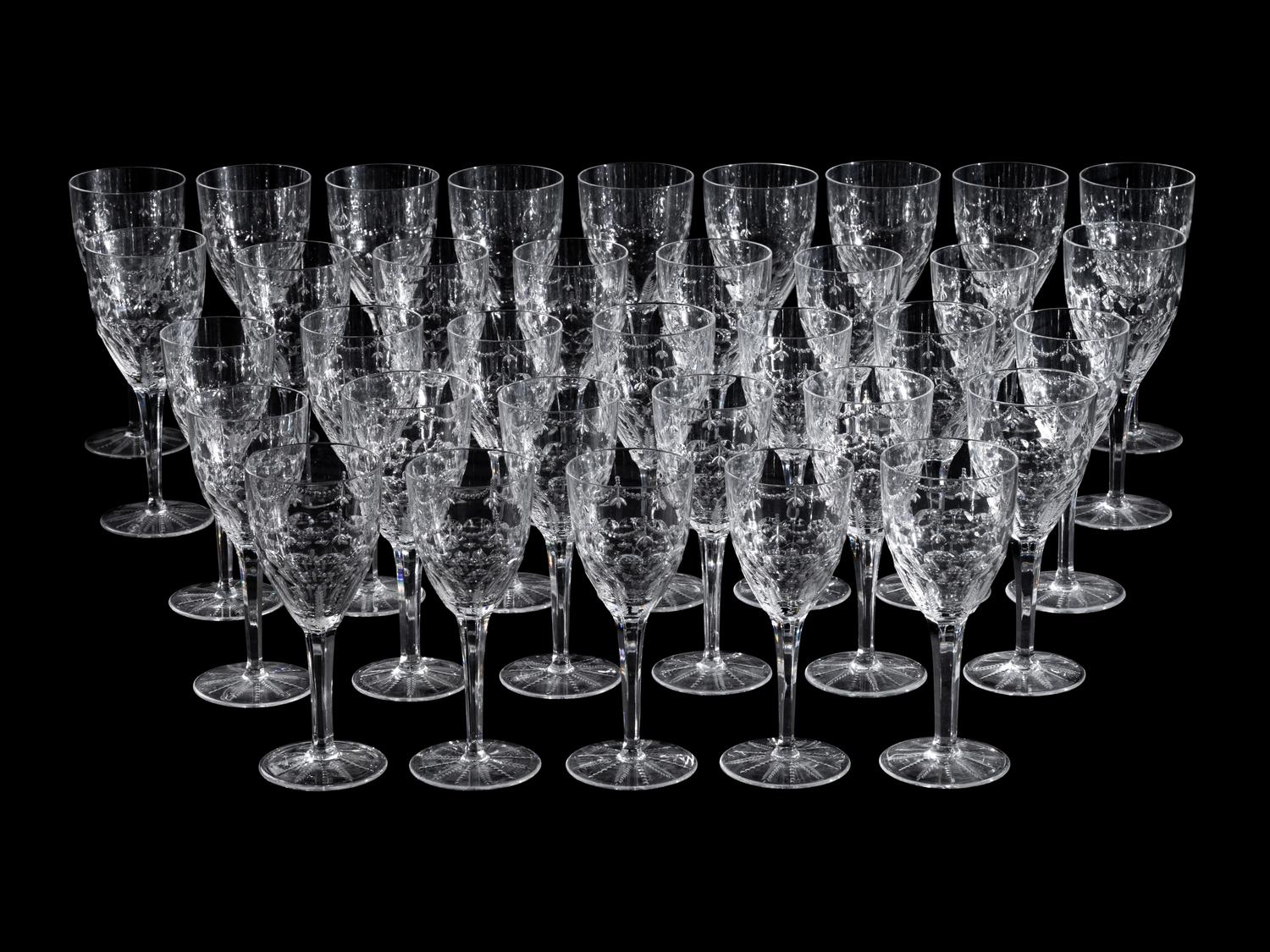 A Set of William Yeoward Glass Stemware