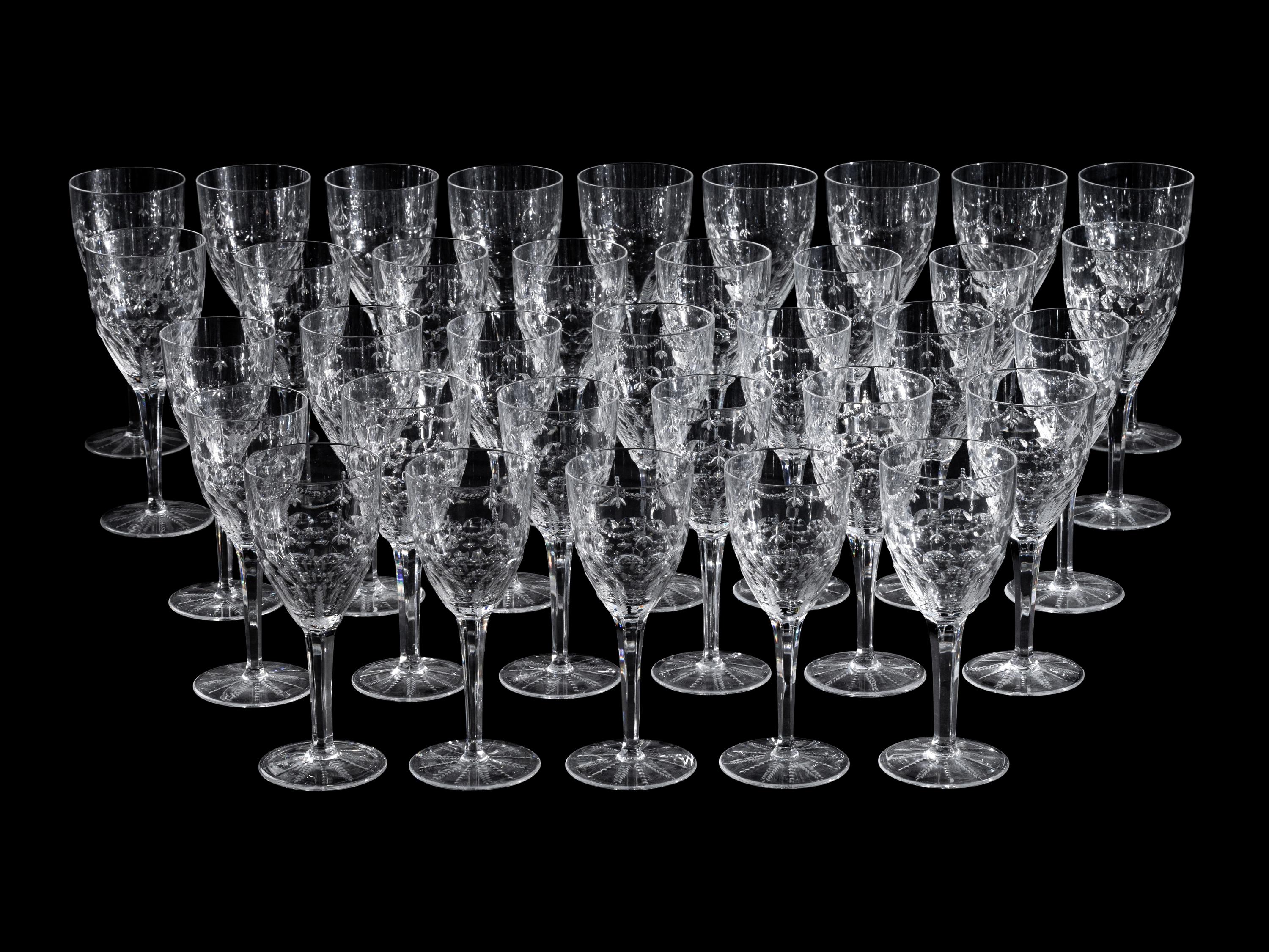A Set of William Yeoward Glass Stemware