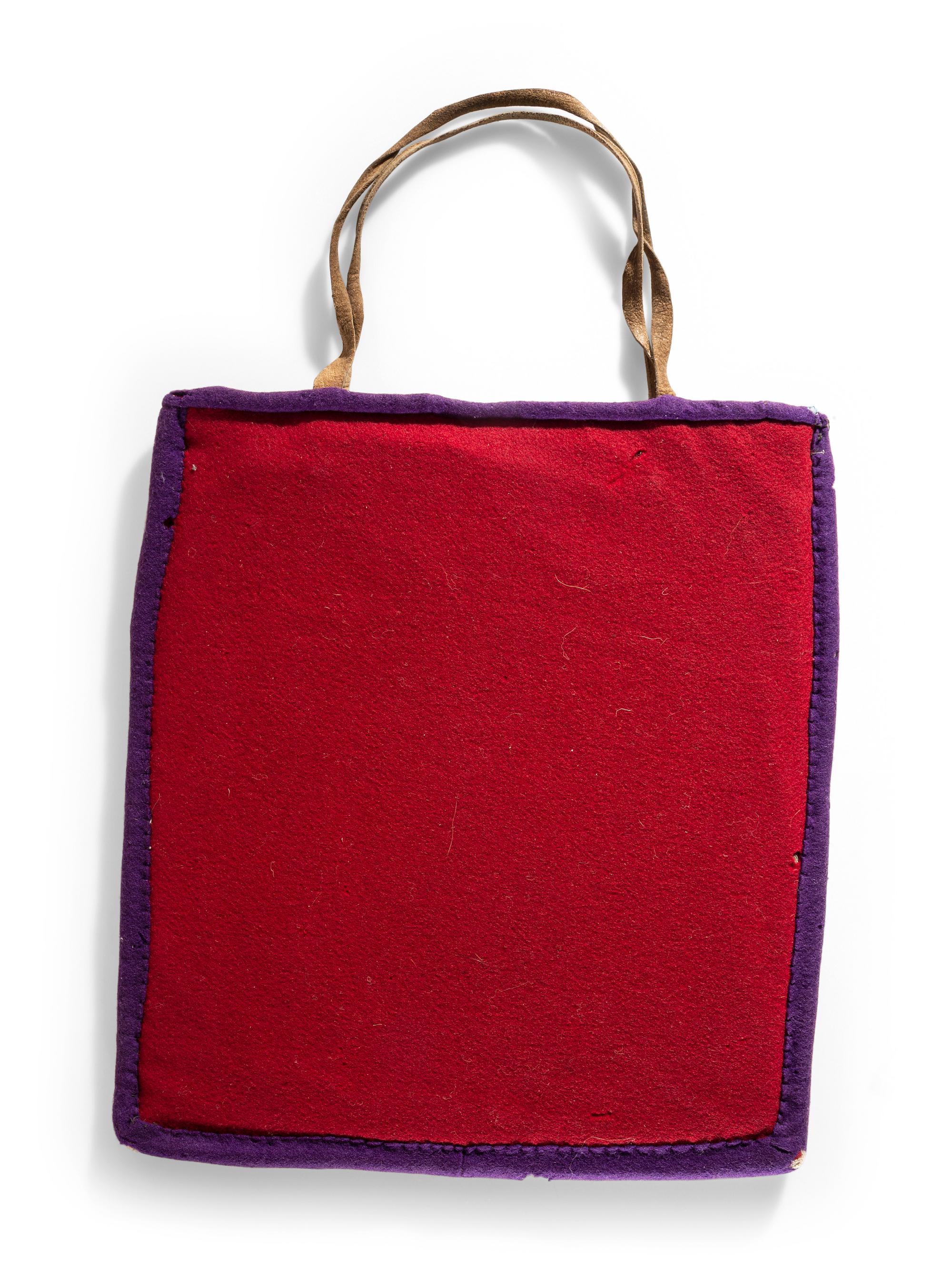 Plateau Beaded Flat Bag, with Pony and Star Flowers