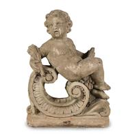 A Pair of Cast Stone Garden Ornaments