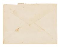 [LINCOLN, Mary Todd (1818-1882)]. Partially engraved invitation to a White House dinner. [Washington, D.C.], 13 February [1865].