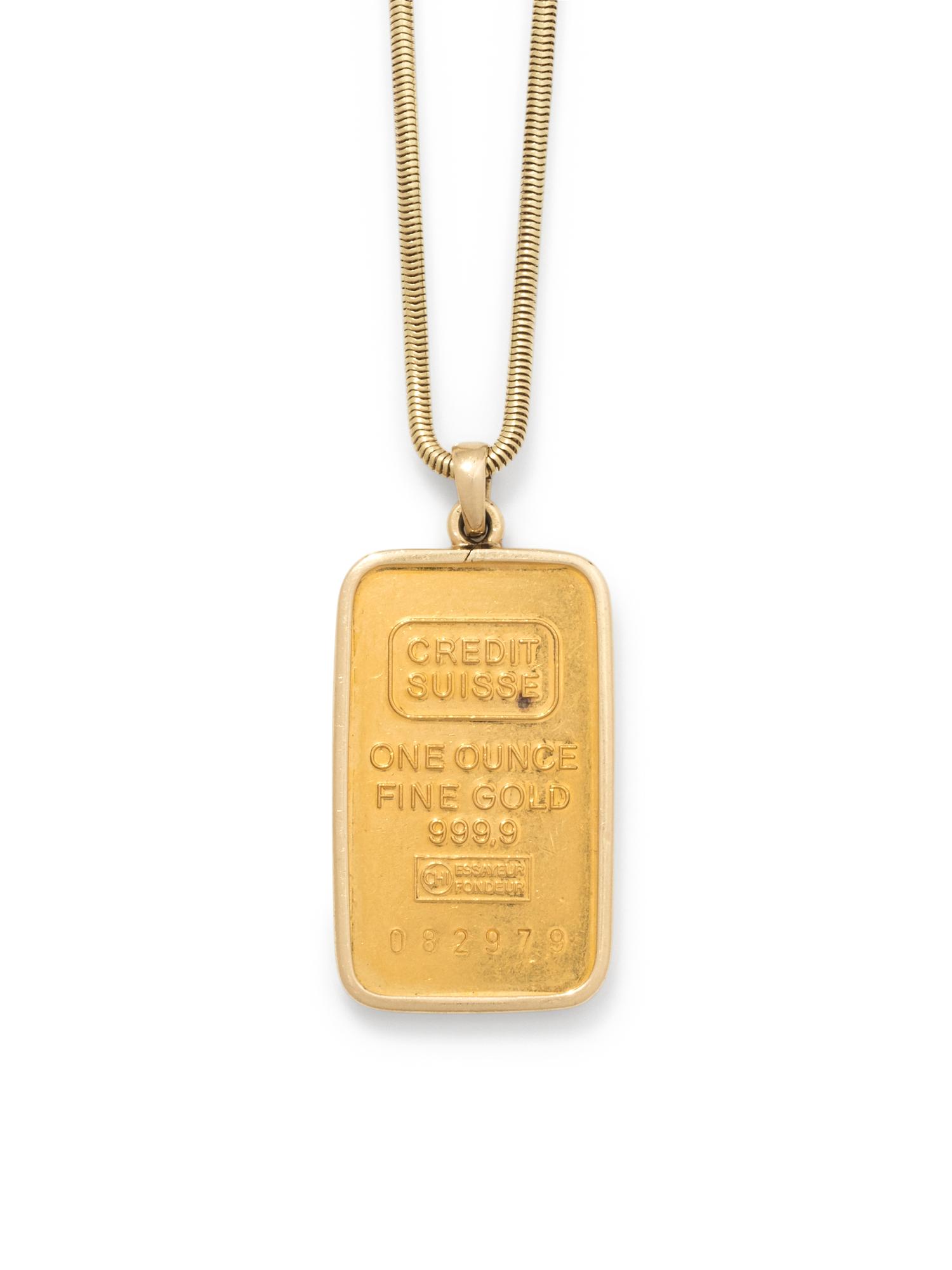 YELLOW GOLD PENDANT/NECKLACE