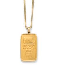 YELLOW GOLD PENDANT/NECKLACE