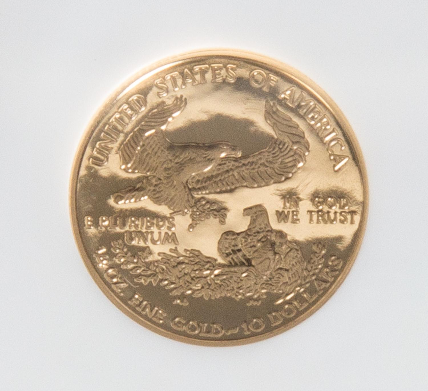 A United States 2001-W Eagle $10 Gold Proof