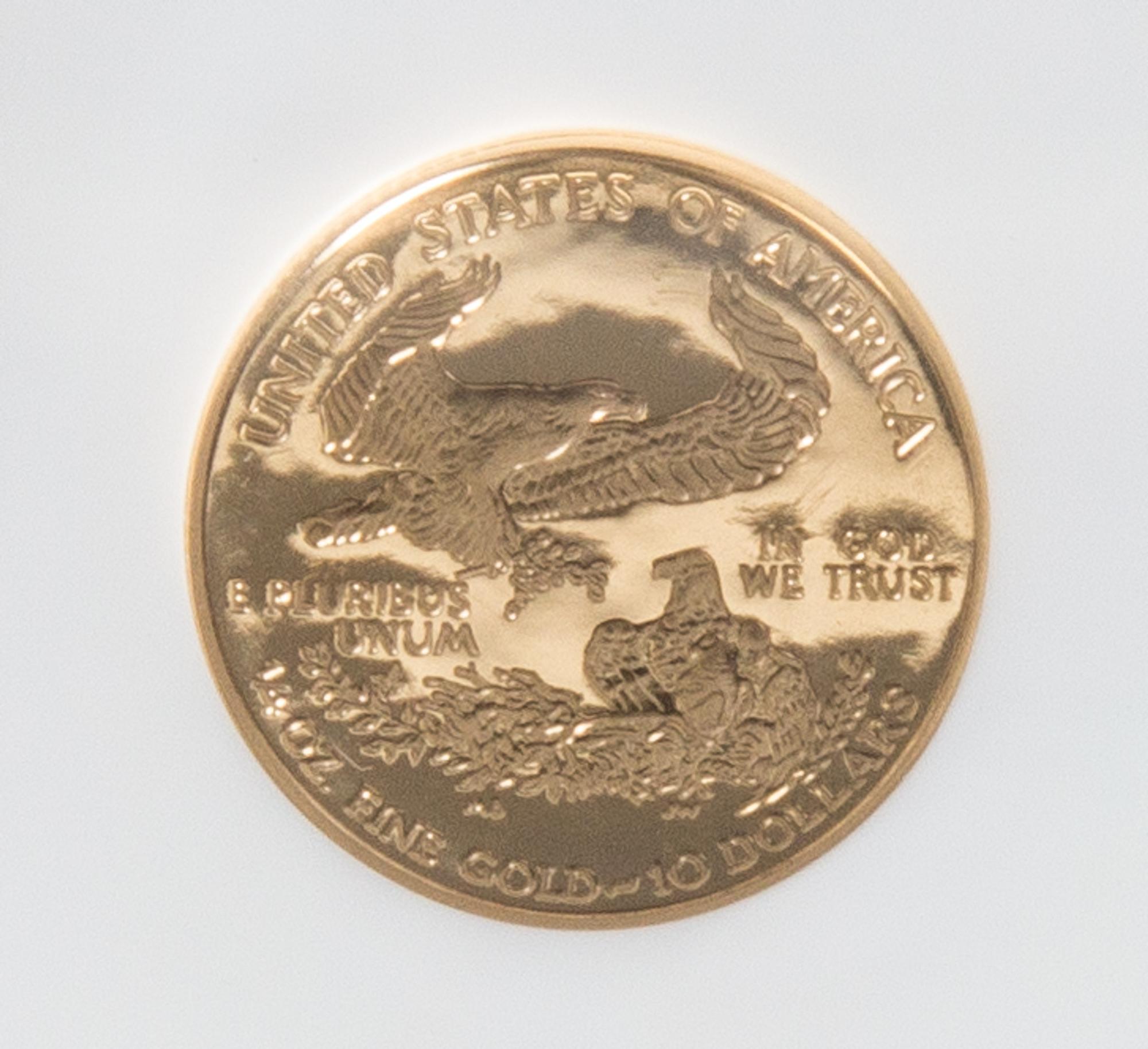 A United States 2001-W Eagle $10 Gold Proof