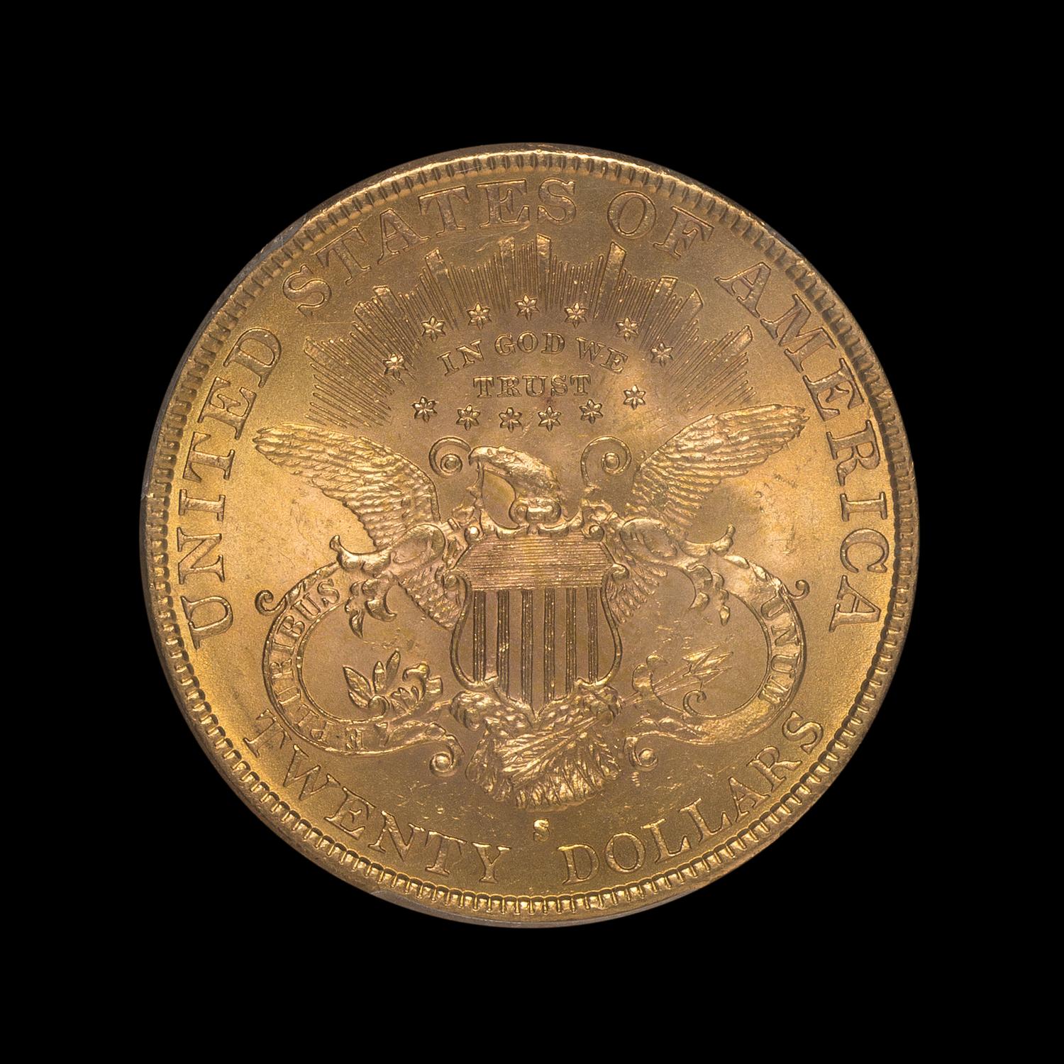 A United States 1888-S Liberty Head $20 Gold Coin