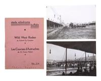 [WILD WEST SHOWS – FRANCE]. Archive of 11 silver gelatin photographs of Col. Cy Compton's Wild West Rodeo. Paris: Dérumaux, ca 1920s.
