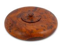 American Studio Craft Wood Turned Lidded Bowl