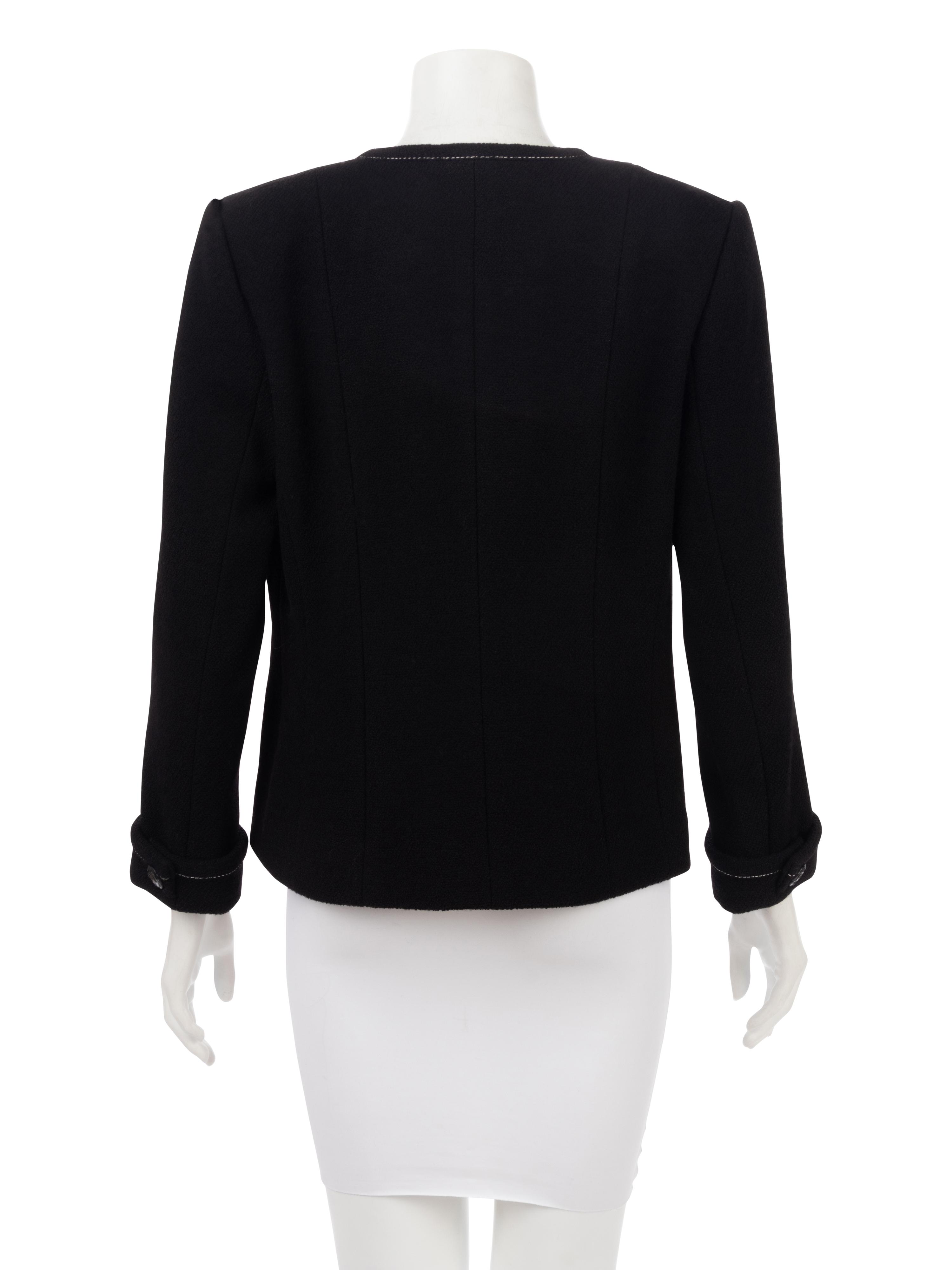 Three Chanel Pieces: One Two-Piece Skirt Suit, One Jacket, 1998