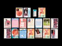 A Group of 95 1980s and 1990s Basketball Cards and Stickers Including Multiple Stars, Rookies and Michael Jordan Issues,