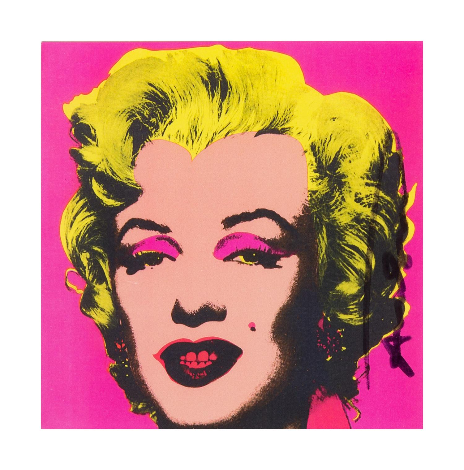 Andy Warhol, (American, 1928-1987), Marilyn (Castelli Gallery Invitation), 1981