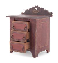 A Diminutive Folk Art Painted Chest