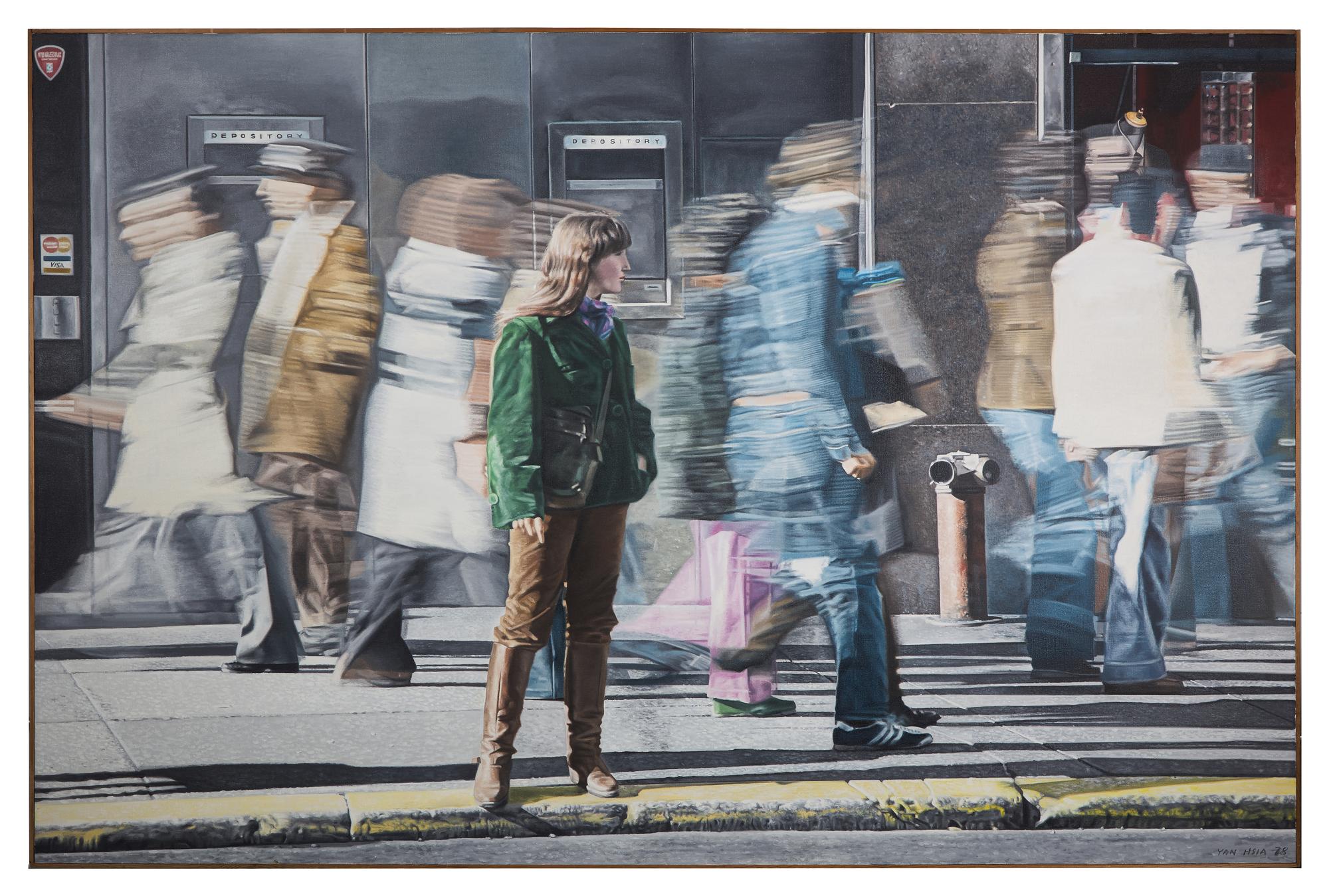 A Girl and Pedestrians , 1978
