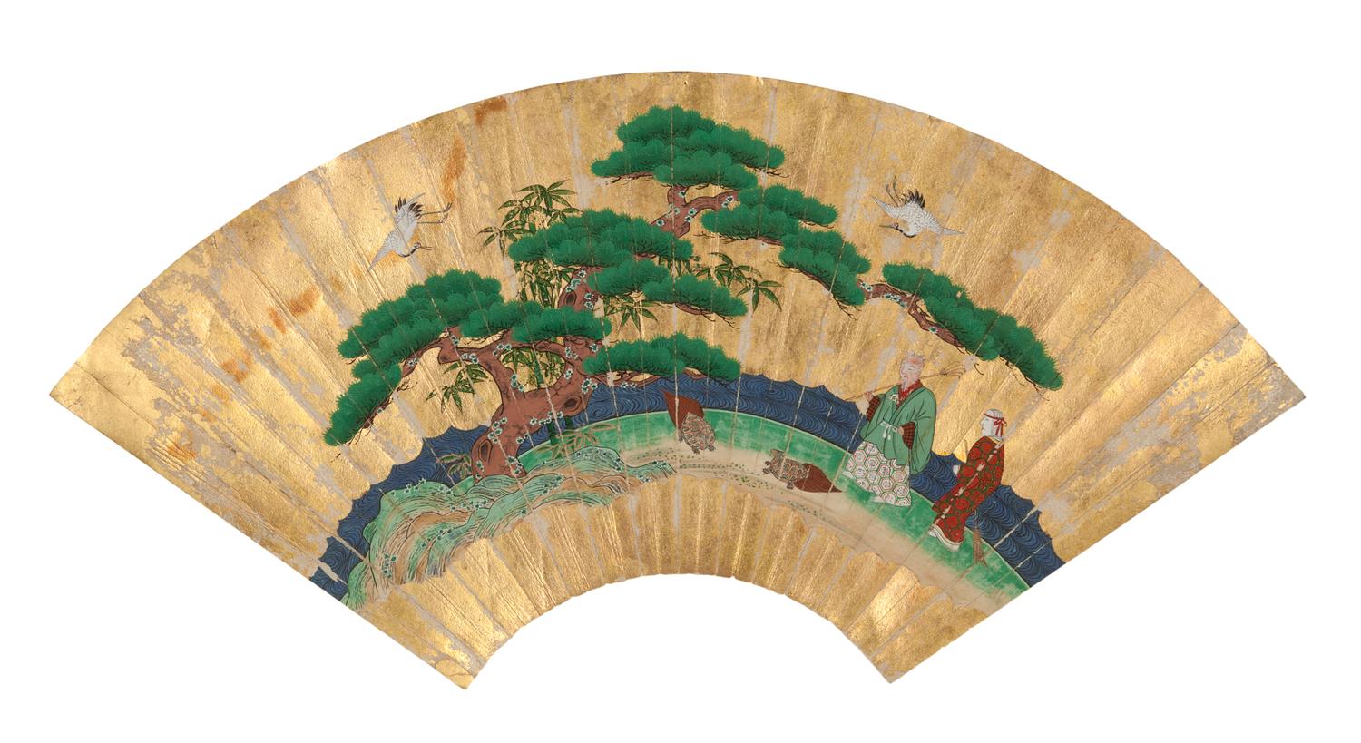 Two Fan Leaves