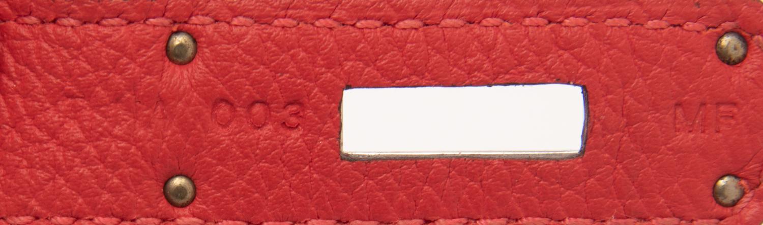 HERMÈS, BIRKIN 30 IN ROUGE PIVOINE CLEMENCE